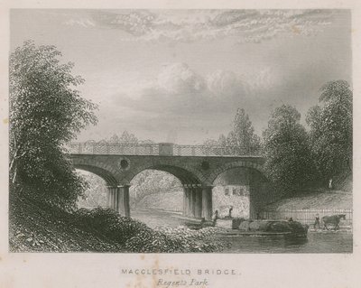 Macclesfield Bridge, Regents Park, Londres de English School