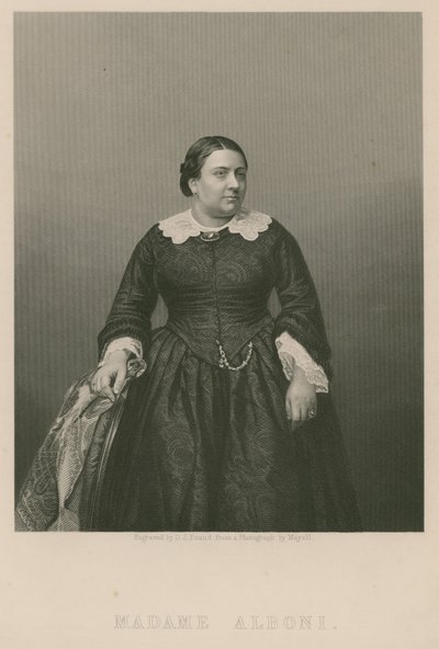 Madame Albani, soprano; fotografia de English School