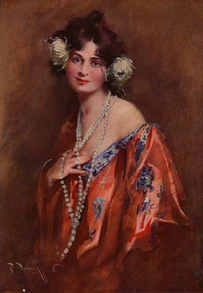 Madame Crisântemo (lito colorido) de English School