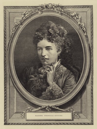 Madame Trebelli-Bettini (gravura) de English School