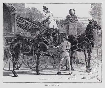 Mail Phaeton (gravura) de English School
