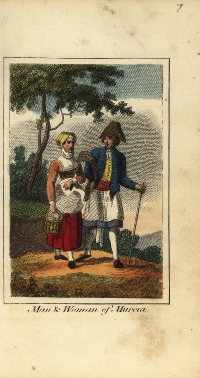 Homem e mulher de Múrcia, Espanha de English School