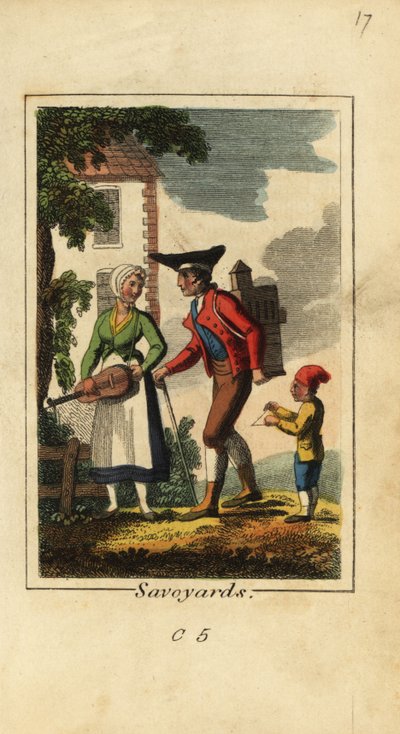 Homem e mulher de Sabóia ou Sabóia de English School