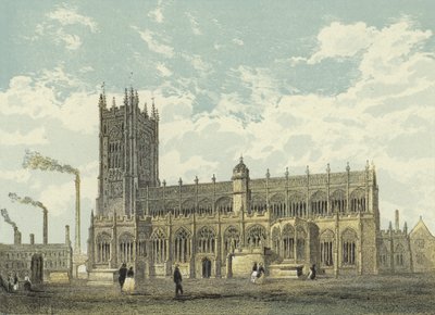 Catedral de Manchester, vista sudeste de English School