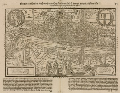 Mapa, de, londres de English School