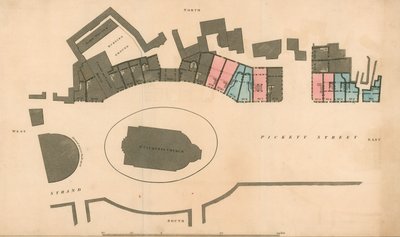 Mapa de Pickett Street and The Strand, Londres de English School