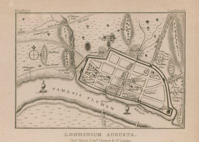 Mapa de Londres romana de English School