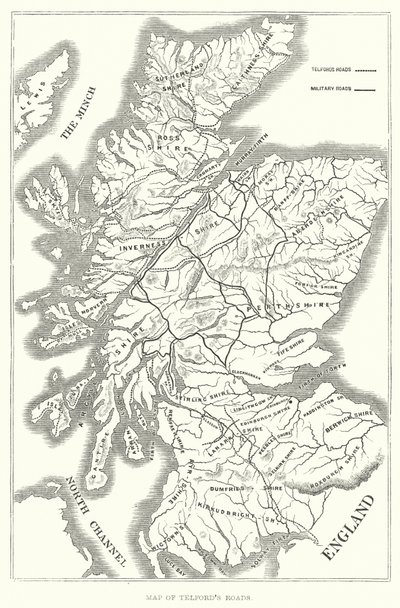 Mapa de Telford