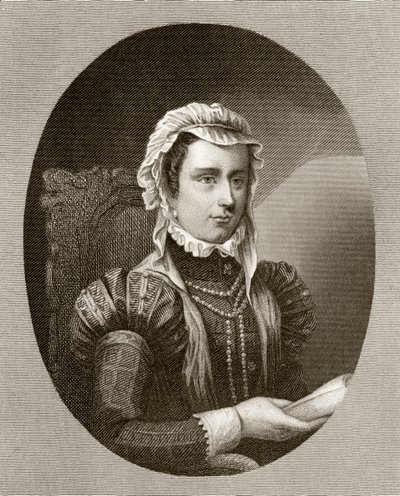 Margarida, Duquesa de Parma, de "História do Reino de Filipe II", publicada em 1855 de English School
