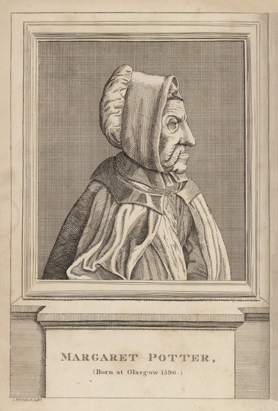 Margaret Potter, nascida em Glasgow 1596 de English School