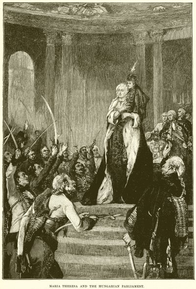 Maria Theresa e o parlamento húngaro de English School