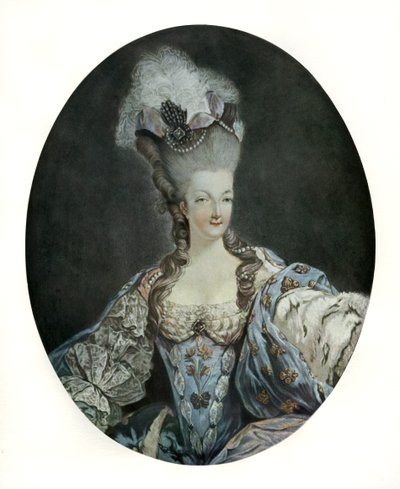 Maria Antonieta, Rainha de França (impressão) de English School