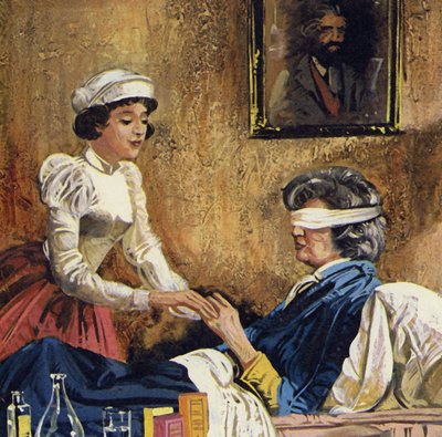 Marie Curie sofria de olhos muito fracos de English School