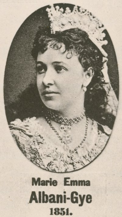 Marie Emma Albani-Gye (gravura) de English School