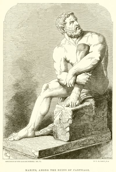 Mário, entre as Ruínas de Cartago de English School