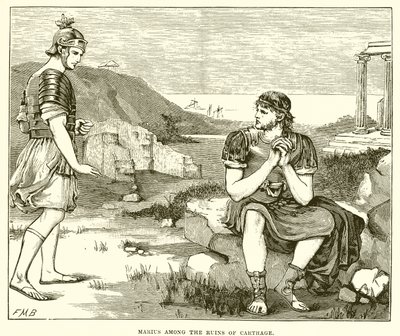 Marius entre as ruínas de Cartago de English School