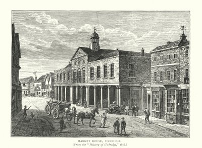 Market House, Uxbridge (gravura) de English School