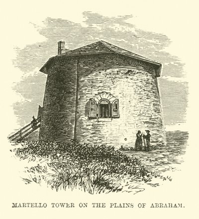 Martello Tower nas planícies de Abraão de English School