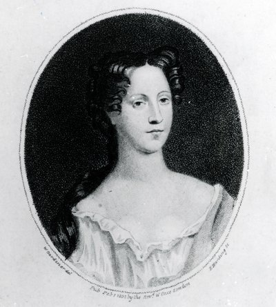 Mary Burwell, esposa de Robert Walpole, gravura de W. Gardiner, 1802 (gravura) de English School
