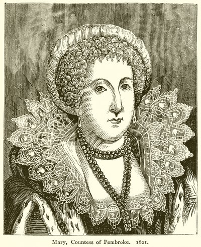 Maria, condessa de Pembroke. 1621 de English School