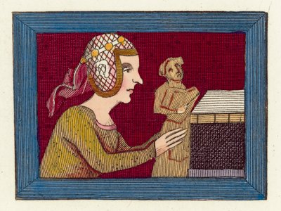 Mary De St Paul (gravura colorida) de English School