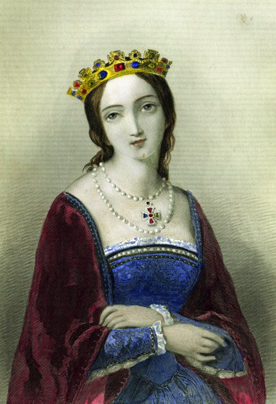 Maria I da Inglaterra, filha de Henrique VIII, impressa por Henry G. Bohn, 1856 de English School