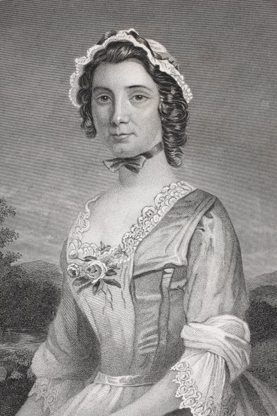 Mary Philipse, da &39;Galeria de Retratos Históricos&39;, publicada em 1880 de English School