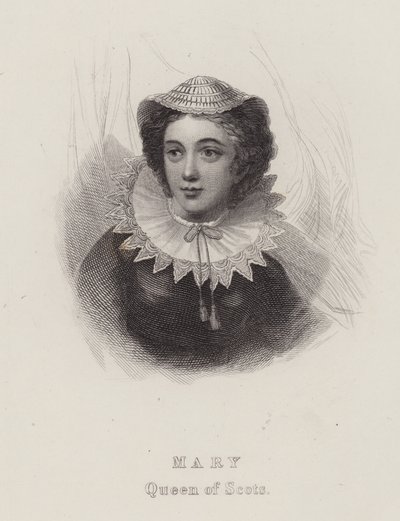 Maria, Rainha dos Escoceses (gravura) de English School