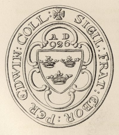 Selo maçônico da Grande Loja de Toda a Inglaterra, York, c.1766, de A História da Maçonaria, volume II, publicado por Thomas C. Jack, Londres, 1883 de English School