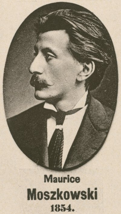 Maurice Moszkowski (gravura) de English School