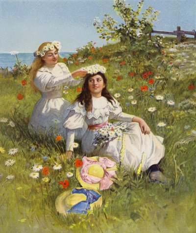 Rainha de maio (litografia a cores) de English School