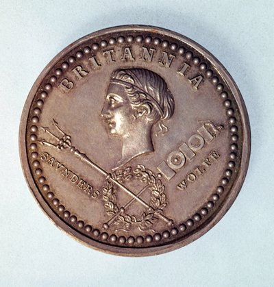 Medalha comemorativa da captura britânica do Québec de English School