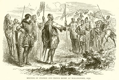 Encontro de Estêvão e Infante D. Henrique em Wallingford, 1152 de English School