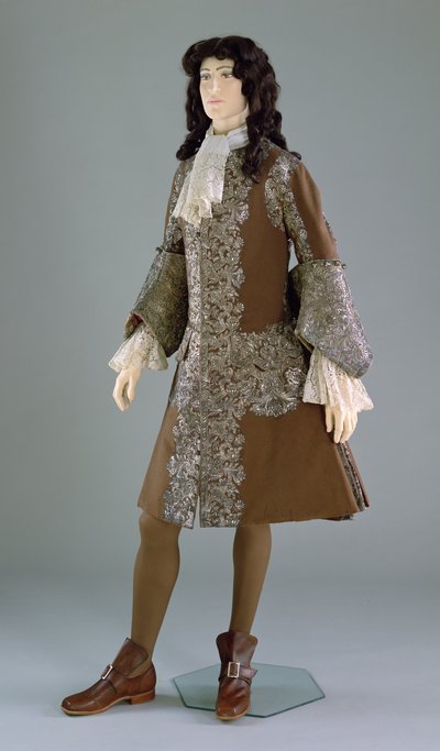Casaco para homem, 1720 (bordado a oeste do País de Gales) de English School