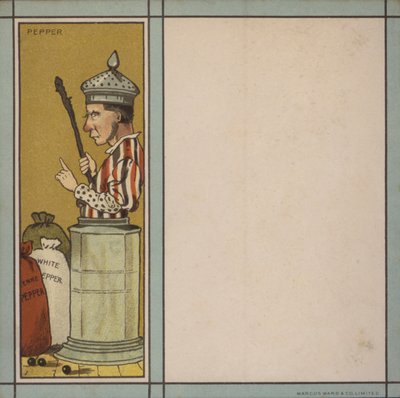 Ilustração do menu: Pimenta (cor litho) de English School