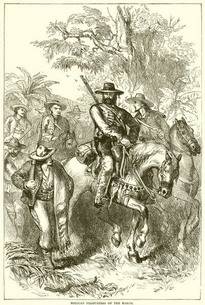Filibusters mexicanos no março de English School