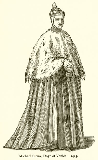 Michael Steno, Doge de Veneza. 1413 de English School