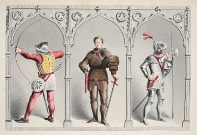 Traje Militar em meados do século XV de English School