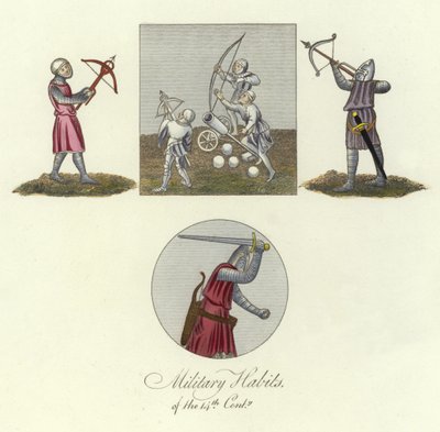Hábitos militares do século XIV de English School