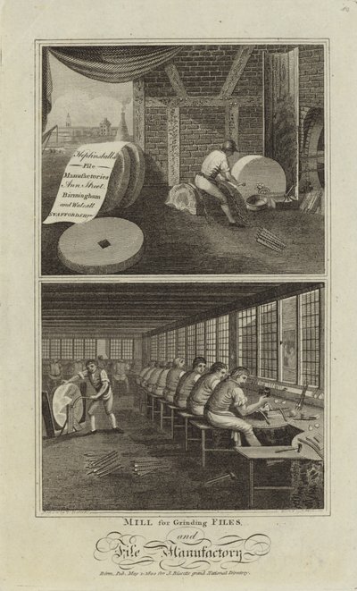 Moinho para triturar arquivos e arquivo manufactory de English School