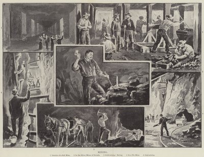 Mineração (gravura) de English School