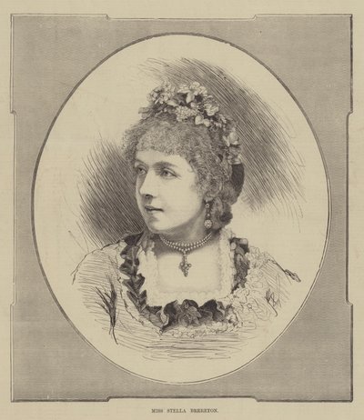 Miss Stella Brereton (gravura) de English School