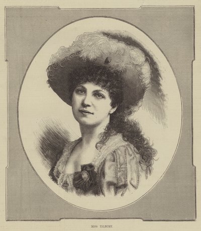 Miss Tilbury (gravura) de English School