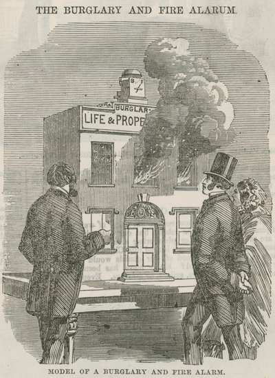 Modelo de roubo e alarme de incêndio de English School
