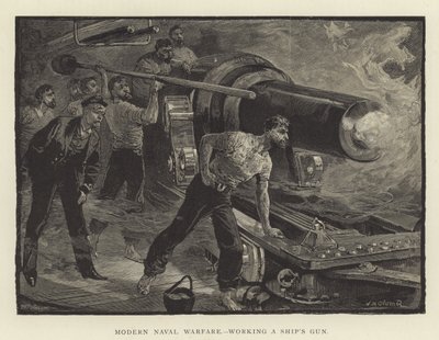 Modern Naval Warfare, trabalhando uma arma de navios de English School