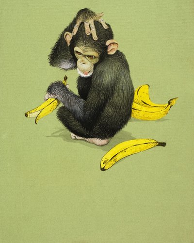 Macaco com Bananas de English School