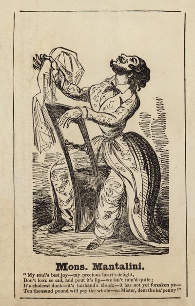 Mr. Mantalini de Nicholas Nickleby de English School