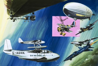 Montagem de porta-aviões aéreos de English School