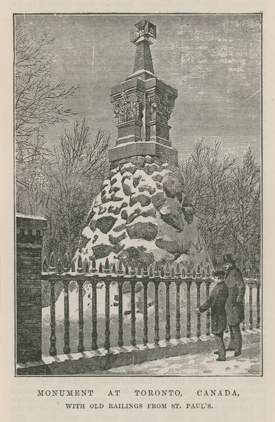 Monumento, em, toronto, canadá de English School