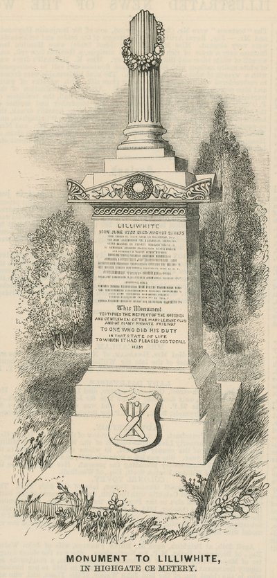 Monumento a Lilliwhite de English School